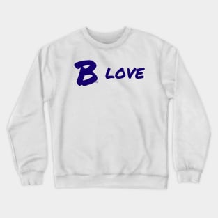 B Love, Blue Crewneck Sweatshirt